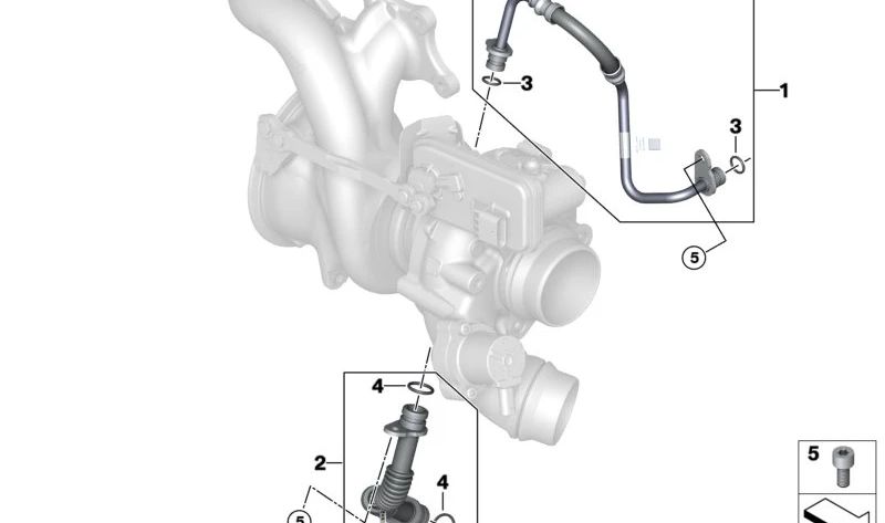 Junta tórica OEM 07148846820 para BMW G20N, G21N, G22N, G23N, G26N, G60, G70, G45, G05N, G18N, G06N, G07N, G09. Pieza original BMW.