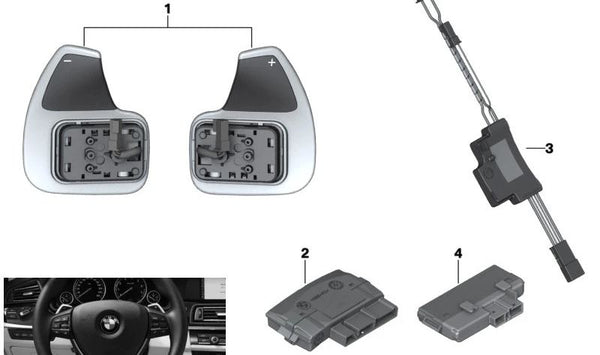 Módulo de dirección activa OEM 32306875202 para BMW F45, F46, F07, F10, F11, F06, F12, F13, F48, F49, F39, F25, F26, F15, F16, i3 (I01). Original BMW.