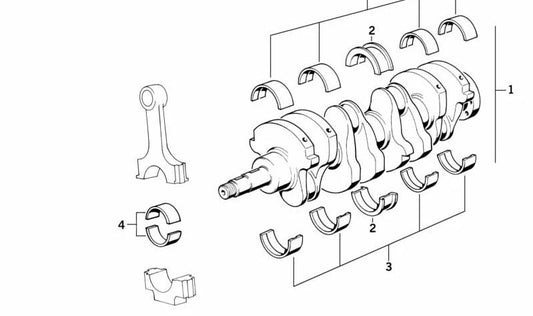 Volante de inercia OEM 11221415382 para BMW E30 M3 (S14). Pieza original BMW.