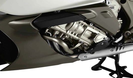 Protector de motor derecho OEM 77147700464 para motos BMW K 1600 GT, K 1600 GTL. Original BMW Motorrad.