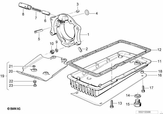 Perno para BMW R248 (OEM 11111253184). Original BMW