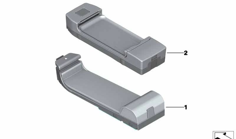 Base de soporte OEM 84109220652 para BMW F20, F21, F22, F23, F87, F30, F31, F34, F80, F32, F33, F36, F82, F83, F06, F12, F13, F01, F02, F04, F25, F26, MINI R60, R61. Original BMW.