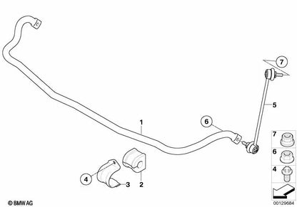 Front right strut for BMW E83, E83N (OEM 31303414300). Original BMW.