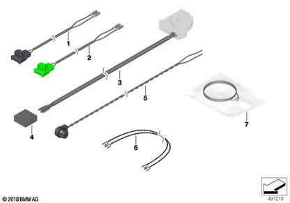 Cables de reparación para sistema de airbags OEM 61129355998 para BMW i3 I01, i8 I12, i8 I12 LCI. Original BMW.