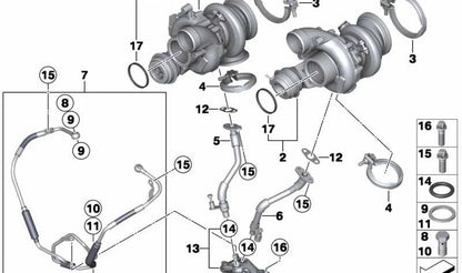OEM Hohlschraube 11427599836 für BMW F10, F11, E70, E71, F85, F86. Original BMW.