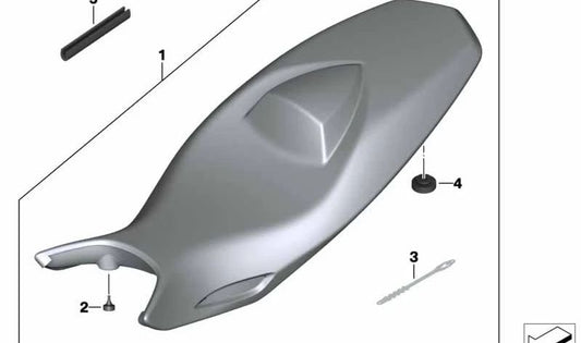 OEM corner guard 07147704523 for BMW Motorrad F800GT, F800S, F800ST, F800R. Original BMW Motorrad.