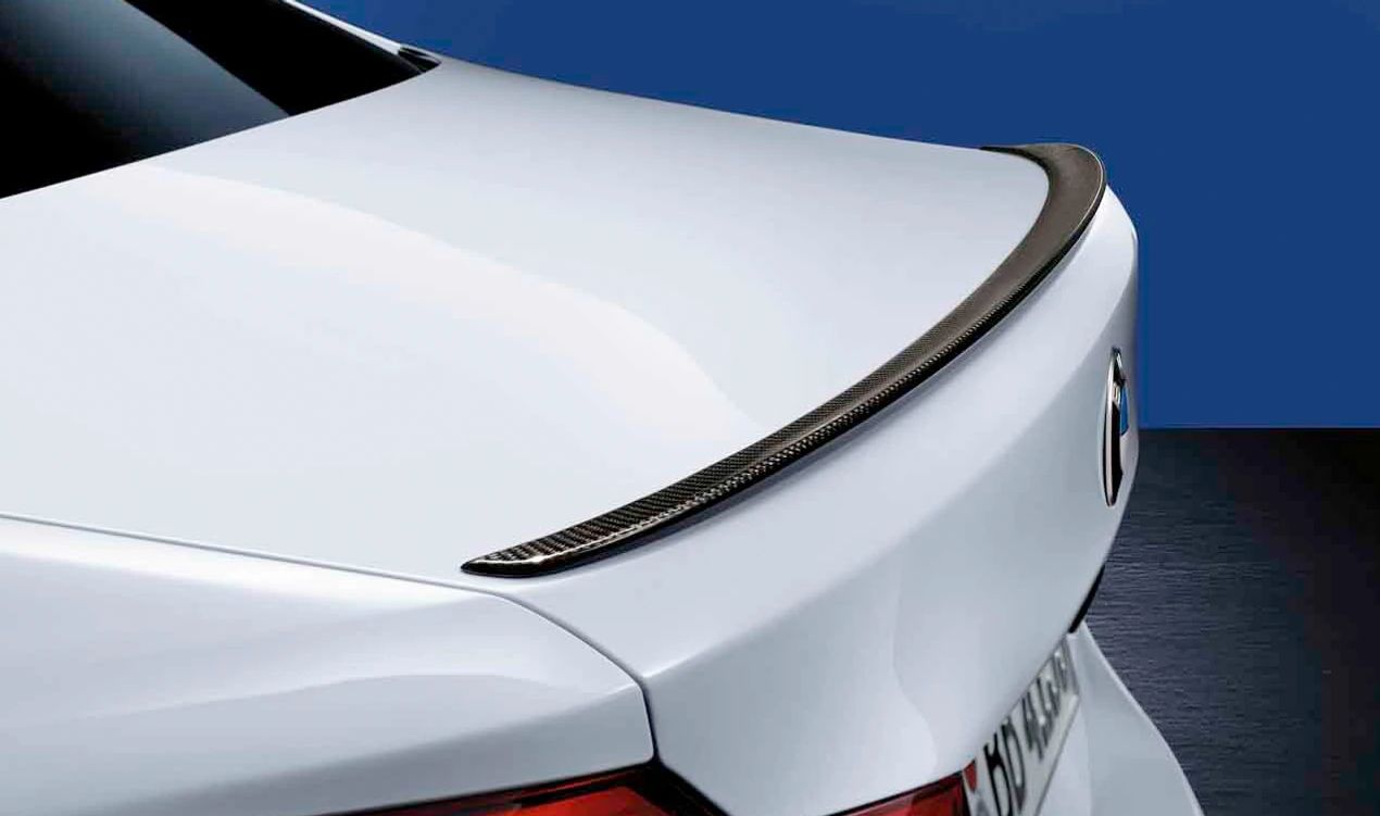 Alerón trasero M Performance en carbono OEM 51192414142 para BMW Serie 5 F90, F90N, G30, G30N. Mejora aerodinámica y estilo deportivo. Original BMW.
