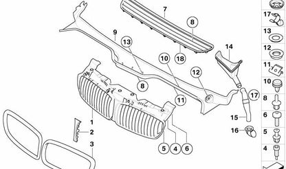 Tornillo de ajuste OEM 51137026934 para BMW E65, E66. Original BMW.
