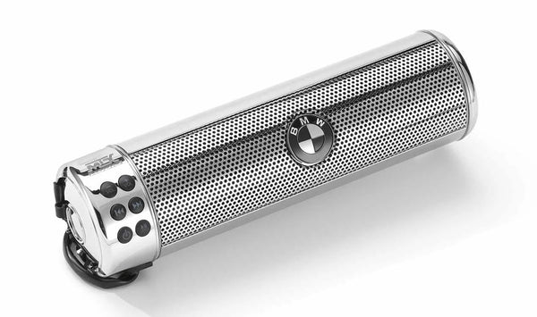 Altavoz manillar cromado con Bluetooth OEM 77522469294 para BMW Motorrad R 18 (RK34), R 18 Classic (RK34), R 18 Roctane (RK34). Original BMW Motorrad.