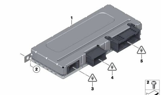 Módulo central Gateway OEM 61359393659 para BMW F07, F10, F11, F18, F06, F12, F13, F01, F02. Original BMW.
