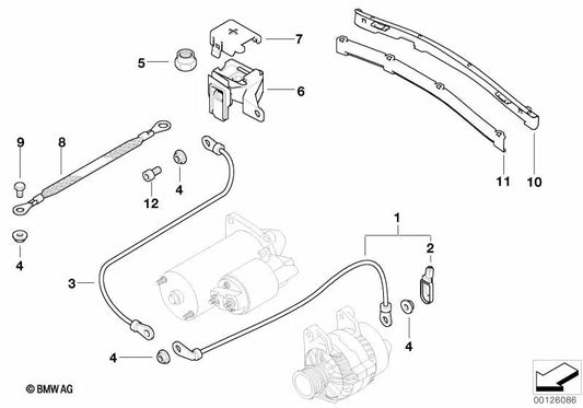 Kabelgenerator-ARRanger für BMW 3 E36-Serie, E46 (OEM 12511722094). Original BMW.
