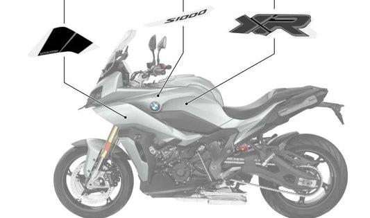 Enregistrement de la doublure latérale gauche OEM 51147925477 pour BMW Motorrad S 1000 XR (K69). BMW original Motorrad.