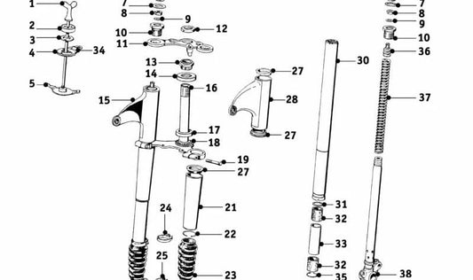 OEM Guide Casquillo 31420020814 for BMW F650Gs, F700GS, F800GS, F800GT, F800R, F800S, F800ST, HP2 Enduro, HP2 Megamoto, R1200gs, R1200R, R1200RT. Original BMW.