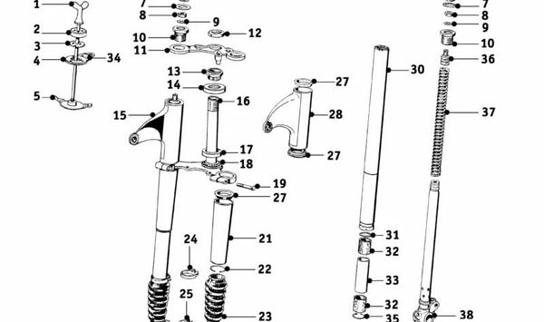Casquillo guía OEM 31420020814 para BMW F650GS, F700GS, F800GS, F800GT, F800R, F800S, F800ST, HP2 Enduro, HP2 Megamoto, R1200GS, R1200R, R1200RT. Original BMW.