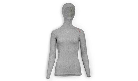 Camisa de manga larga de verano OEM 76247922782 talla S para hombre, color gris claro melange, para BMW Motorrad. Original BMW Motorrad.