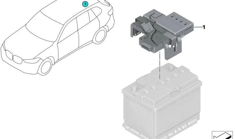 Distribuidor trasero B+ OEM 61149240490 para BMW F07 {520d, 528i, 530d y más}. Compatible con modelos con cambio automático y tracción trasera. Original BMW.