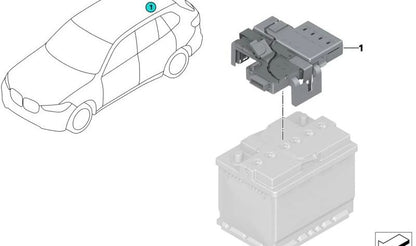 Distribuidor trasero B+ OEM 61149240490 para BMW F07 {520d, 528i, 530d y más}. Compatible con modelos con cambio automático y tracción trasera. Original BMW.
