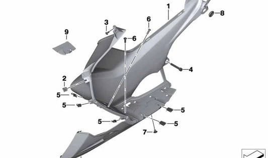 RIGHT STRIBO OEM 46637724896 for bmw c 600 sport motorcycles, C 650 Sport. Original BMW Motorrad.