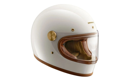 Casco Grand Racer blanco claro talla 58/59 OEM 76317913033 para todas las motos BMW. Original BMW Motorrad.