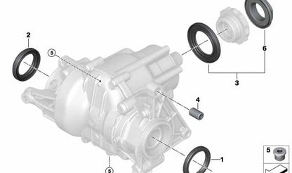 Kit de reparación transmisión OEM 27108681581 para BMW F40, F44, F45, F45N, F46, F46N, F48N, F49N, F39, U06, U10, U11 y MINI F54, F54N, F60, F60N, U25. Original BMW y MINI.