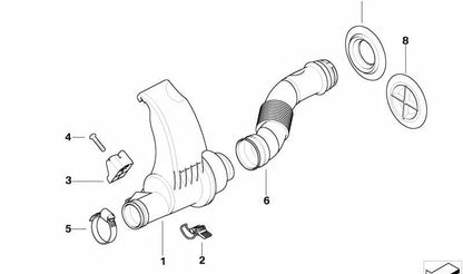 Generador de sonido OEM 13747514863 para BMW Z4 E85 3.0i (BT51, BT52, BT53, BT61, BT62, BT63) con motor M54. Original BMW.