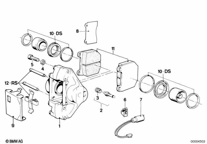 Accessory Set for BMW 3 Series E21 (OEM 34111150528). Original BMW.