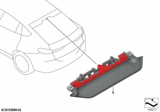 Terceira luz de freio para BMW X6 F96, G06 (OEM 63257932698). BMW original