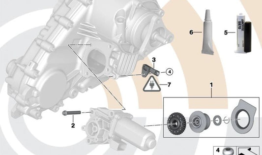 Grasa de montaje OEM 83232357146 para BMW {F45,F04,F48,F39,E83,E53,E70,E71,E72,i3,I01,I12,I15} y MINI {F56,F57,F60}. Compatible con caja de transferencia. Original BMW y MINI.