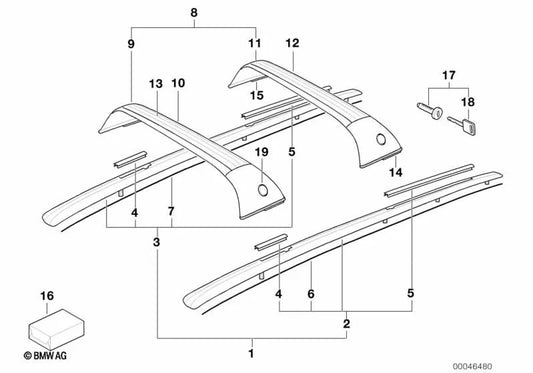 Isolement droit pour la série BMW 5 E34 (OEM 51138149998). BMW d'origine