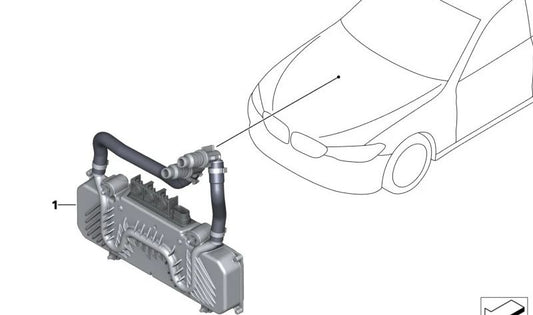 Unità di potenza del modulo di controllo (PCU) OEM 61425B3C935 per BMW G30, G31, G11, G12, G14, G15, G16. BMW originale.