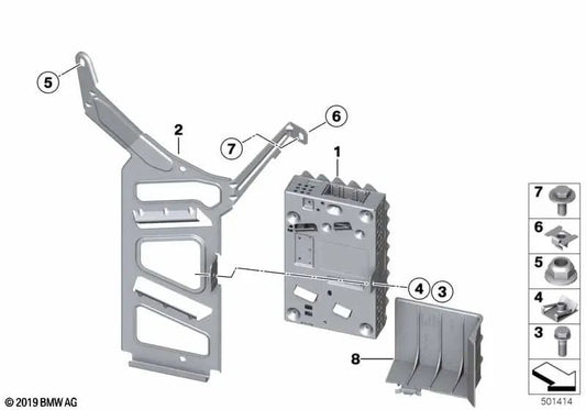 HiFi System Amplifier for BMW 2 Series F22, F87 (OEM 65126841971). Genuine BMW.