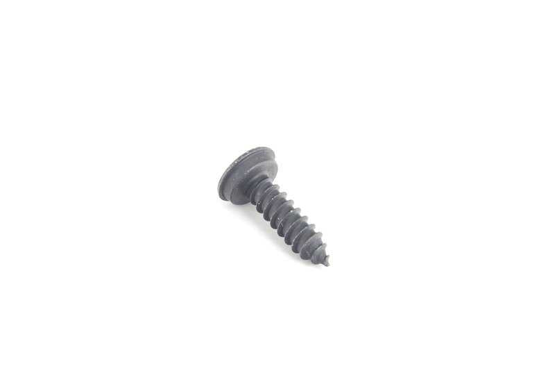 Tornillo de chapa con cabeza redonda OEM 07143448498 para BMW {E21,E30,E36,E46,E12,E28,E34,E39,E60,E61,E24,E23,E32,E38,E65,E66,E31,E70,Z1,Z3} y MINI {R50,R52,R53}. Original BMW y MINI.