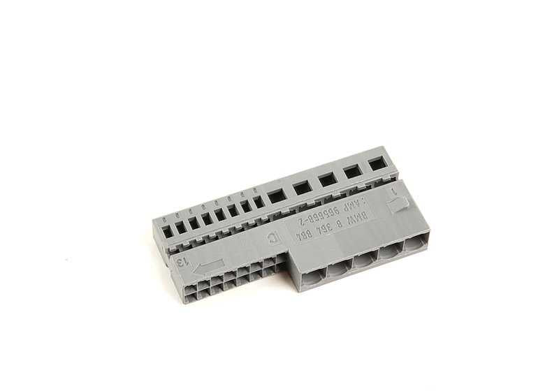 Caja de enchufe gris OEM 61138364884 para MINI R56, R60, R61, BMW E81, E87, X3 E83... y más. Original BMW y MINI.