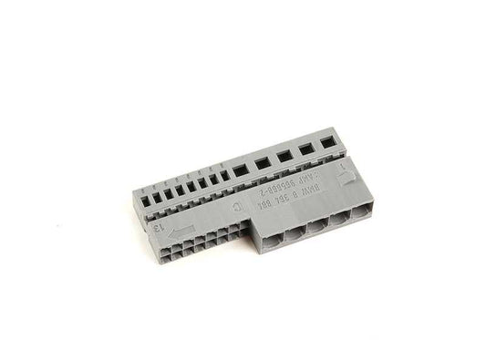 Caja de enchufe gris OEM 61138364884 para MINI R56, R60, R61, BMW E81, E87, X3 E83... y más. Original BMW y MINI.