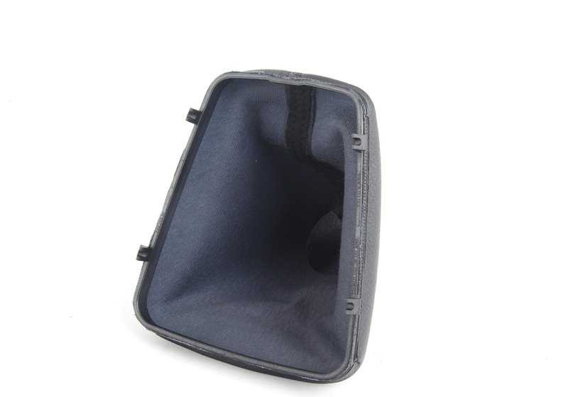 Funda de palanca de cambios en cuero sintético OEM 25111222412 para BMW E36 (Todos los modelos compatibles: 316i, 318i, 320i, 323i, 325i, 328i, M3). Original BMW.