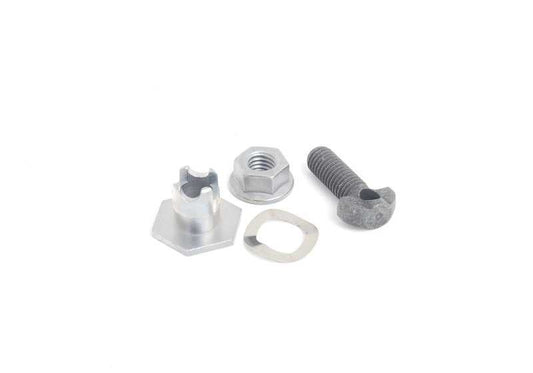Juego de piezas de sujeción OEM 24500429180 para BMW E81, E82, E87, E88, E36, E46, E90, E91, E92, E93, E34, E39, E60, E61, E63, E64, E32, E38, E31, E84, E83, E53, Z3, E85, E86, E89, E52. Original BMW.