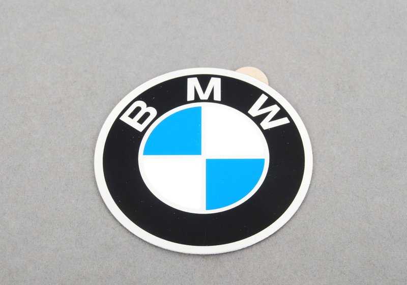 Emblema con adhesivo OEM 36131181106 para BMW E12, E28, E24, E23. Original BMW.