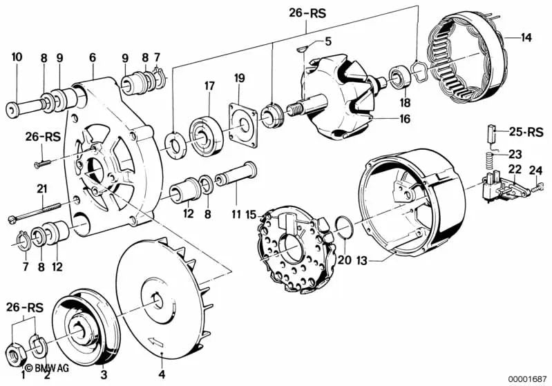 Tampa do tanque de combustível para BMW Série 3 E21, Série 5 E12, E28, Série 6 E24, Série 7 E23 (OEM 12311705694). BMW original
