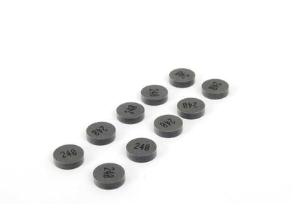 Pastilla calibrada 2,40 mm OEM 11347832287 para BMW E36, E46, E90, Z3, E85, E86 (motores S54 y N45). Pieza original BMW. Repuesto de ajuste de válvulas compatible con múltiples modelos.