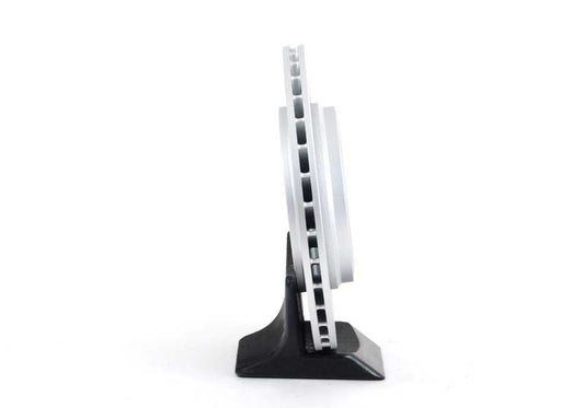 Disco de freno trasero ventilado OEM 34216864052 para BMW E46 325i (modelos: AN35, AN45, AV31, AV41, AV49, ET35, ET45, EV31, EV39, EV41). Original BMW.