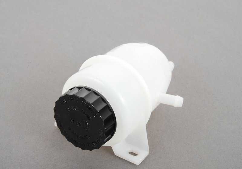 Depósito compensación freno OEM 34321112399 para BMW E21, E12, 114, 1502, 1600, 1602, 2002, 2002ti, 2002tii. Compatible con sistemas de freno de 3 salidas. Original BMW.