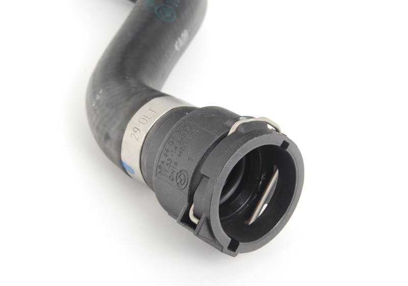 Manguera de retorno calefacción OEM 64218387521 para BMW E39. Conducción de líquido refrigerante para calefacción del habitáculo. Original BMW.