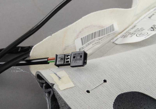 Copribracciolo sinistro in pelle grigia OEM 52107901219 per BMW Serie 3 E46 M3. BMW originale.