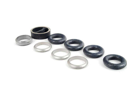 Kit de montaje escape OEM 18211175764 para BMW E21. Original BMW.