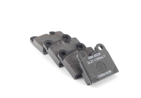 Asbestos-free brake pad repair kit for BMW E12, E24 (OEM 34211159265). Original BMW