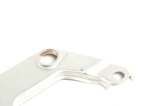 Soporte metálico escape OEM 18207562612 para BMW E82, E88, E90, E90N, E91, E91N, E92, E92N, E93, E93N. Pieza original BMW.