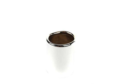 Embellecedor de escape cromado OEM 82129408593 para BMW E36 y Z3. Original BMW.
