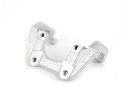Soporte de pinza de freno trasero OEM 34216765885 para BMW E46, X3 E83 y E83N. Original BMW.