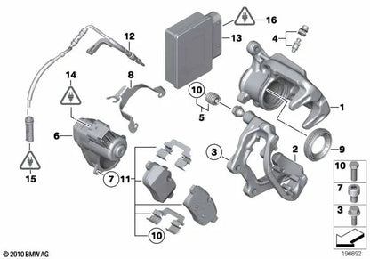 EMF -Steuereinheit für BMW E89 (OEM 34436862244). Original BMW