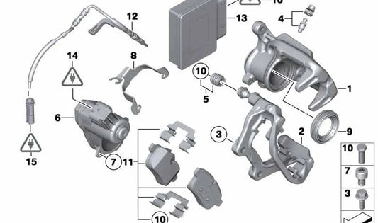 Support de câble droit pour BMW Z4 E89 (OEM 34206786066). BMW d'origine